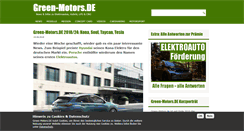 Desktop Screenshot of green-motors.de