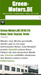 Mobile Screenshot of green-motors.de