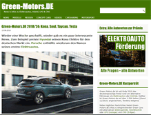 Tablet Screenshot of green-motors.de